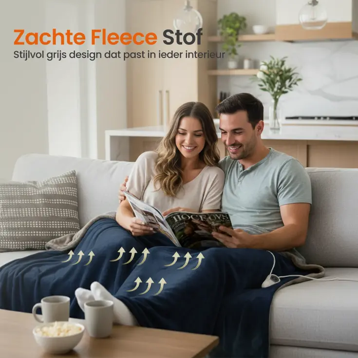 Elektrische Fleece Deken - 160x120cm