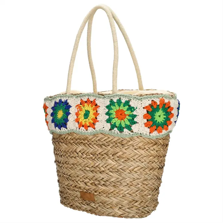 Natural Life- Strandtas - Rieten Mand