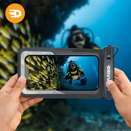 Drivv. Waterdicht Telefoonhoesje 2 In 1