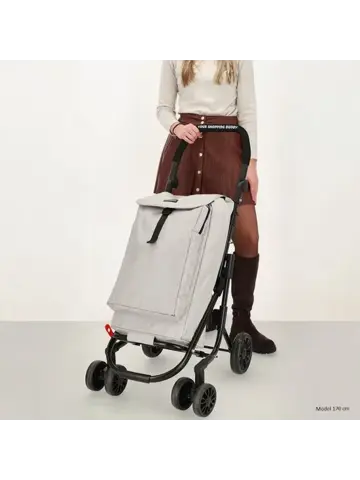 Shop&Go - Boodschappenkar - 4 wielen - 41L