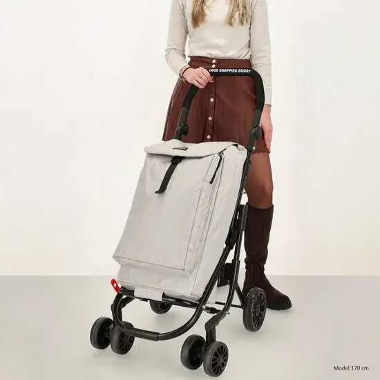 Shop&Go - Boodschappenkar - 4 wielen - 41L