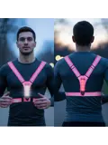 Hardloopvest met verlichting oplaadbaar