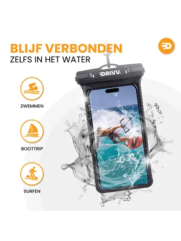 Drivv. Waterdicht Telefoonhoesje - Hardcase