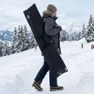 Waterafstotende snowboardtas 180x40x16 cm - Zwart