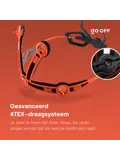 RIDER SMART fietshelm met zonneklep