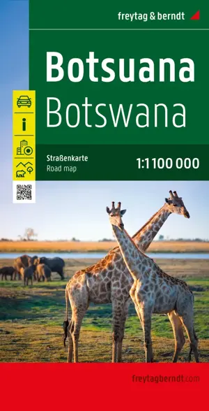 Wegenkaart Botswana
