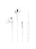 Bedrade Oordopjes AUX - 1.2m - Wit - USAMS