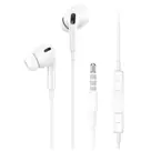 Bedrade Oordopjes AUX - 1.2m - Wit - USAMS