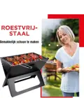 BBQ Tafel BBQ Houtskool - 46 x 36,5 x 28 cm