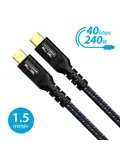 USB-C kabel extra snel - 150cm - Nylon