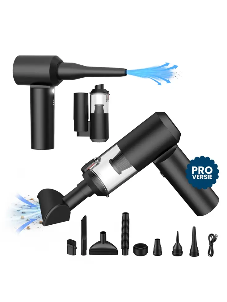 2-in-1 Auto Stofzuiger Pro - Opvouwbaar