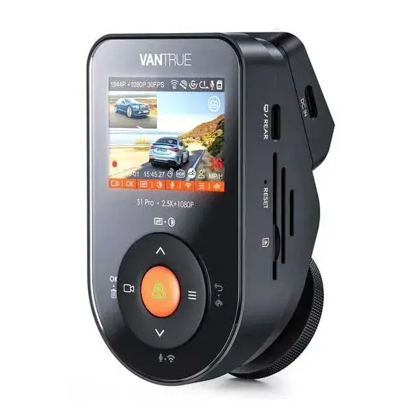 S1 Pro Dual 2.7K Wifi GPS dashcam