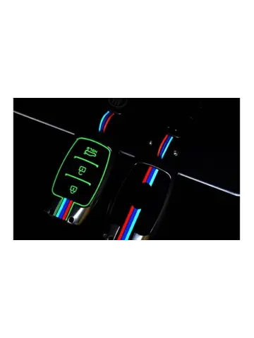 Metalen Sleutelhoesje voor Hyundai grijs D3