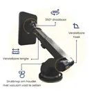 Telefoonhouder Auto Zuignap met Draadloze Oplader