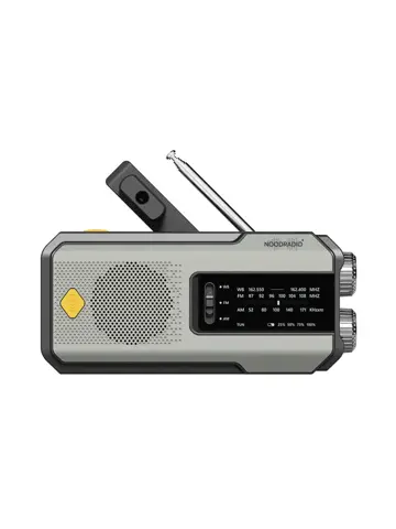 Noodradio Solar Powerbank Opwindbaar