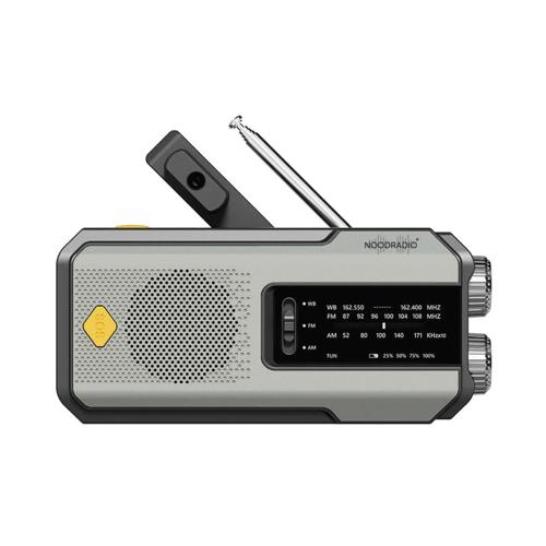 Noodradio Solar Powerbank Opwindbaar