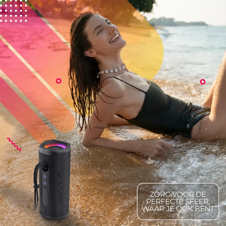 Bluetooth speaker TWS-pairing 200W Max output