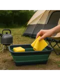 Afwasbak - 8L Groen - Opvouwbaar -