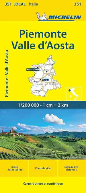 Wegenkaart Local 351 Piemonte - Aosta