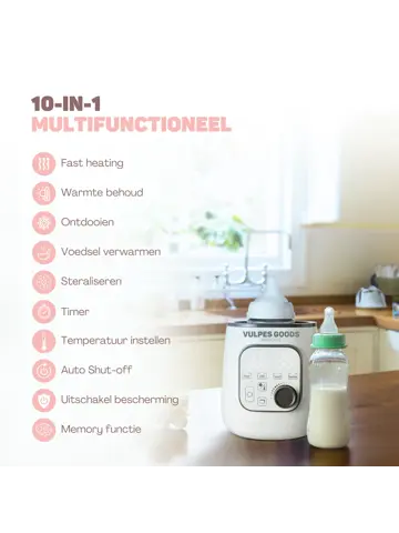 Flessenwarmer PRO 10in1 - Incl schoonmaakset