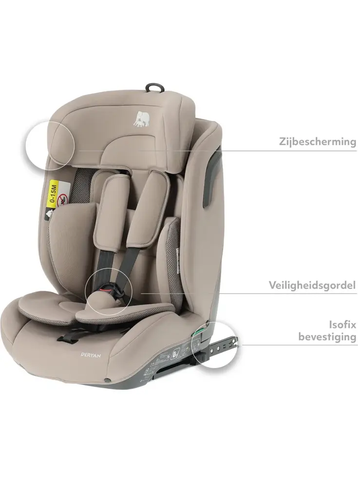 Carter Luxe i-Size/isofix Autostoel - 76-150 cm