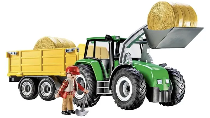 PLAYMOBIL®  Tractor met Aanhangwagen 9317