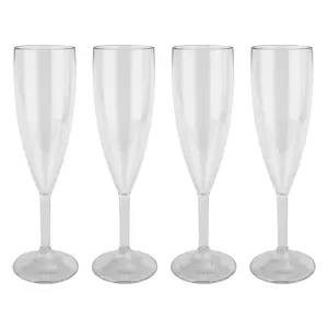 Camping Champagneglas - 4stuks – MyDrinkglass