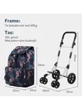 Boodschappentrolley 60L - 4 Wielen