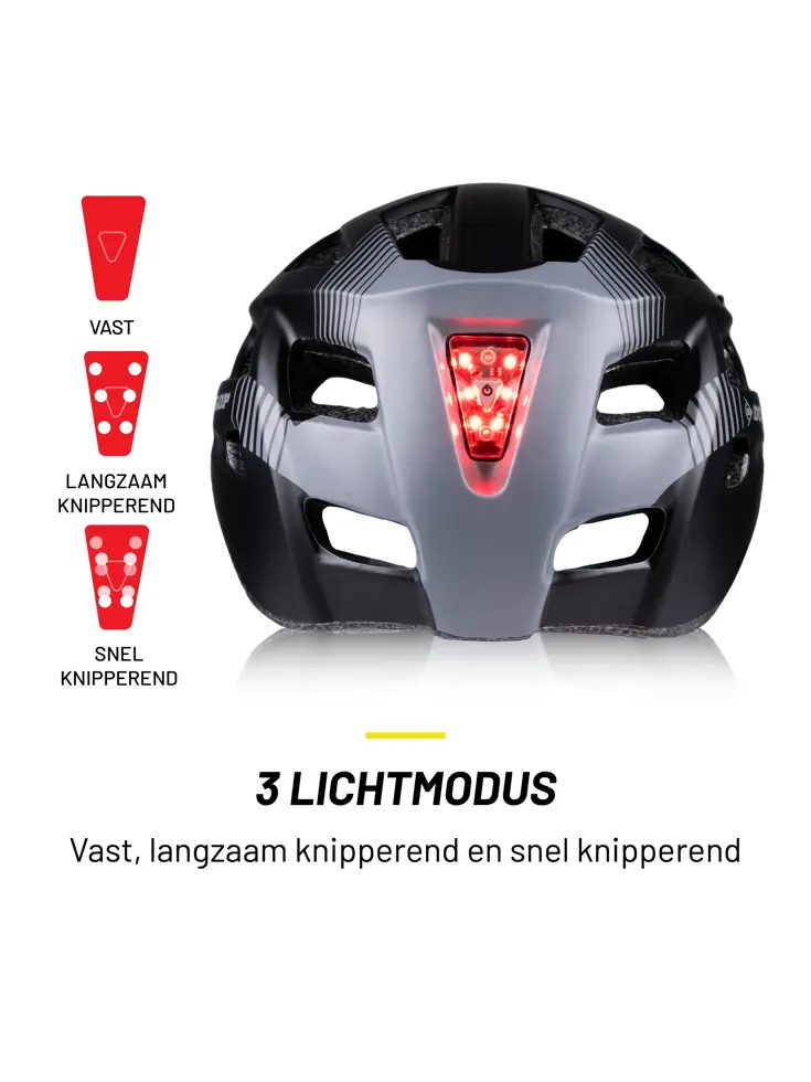 Fietshelm - Mountainbike Helm - Zwart