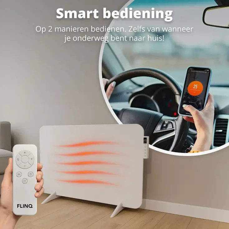 Slimme Infrarood Verwarming 450W - Wit