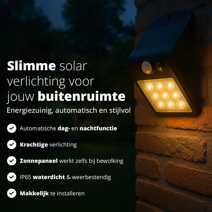 Solar Wandlamp Geisha