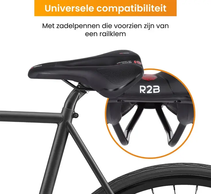 Fietszadel voor Racefiets/Mountainbike