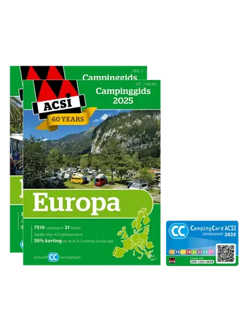 ACSI Campinggids Europa 2025 - set 2 delen