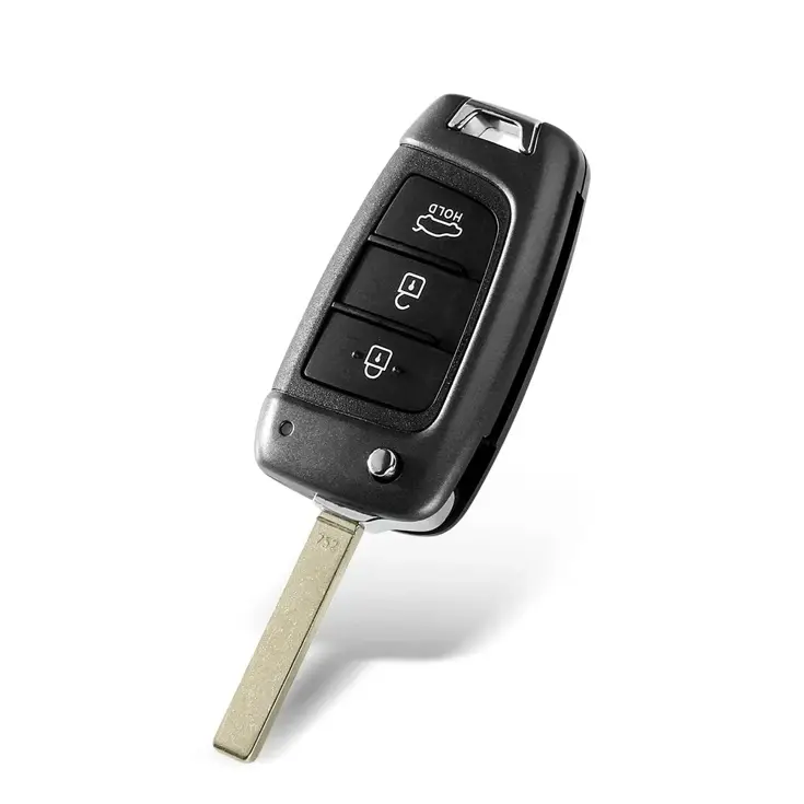 Klapsleutelbehuizing 3 knops geschikt voor Hyundai