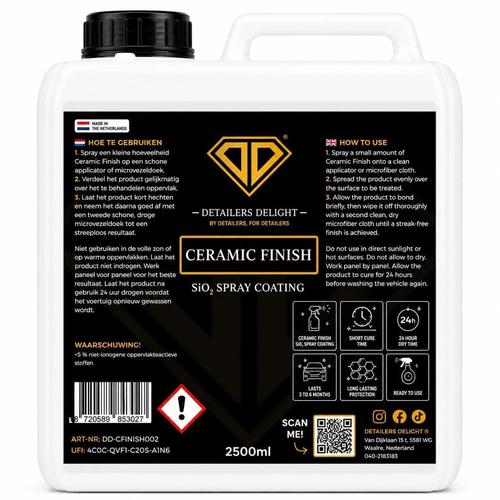 Ceramic Finish SiO2 spray coating 2,5 liter
