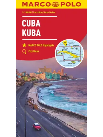 Wegenkaart Cuba 1:1.000.000