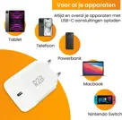 R2B Krachtige 20W USB C Adapter - Wit