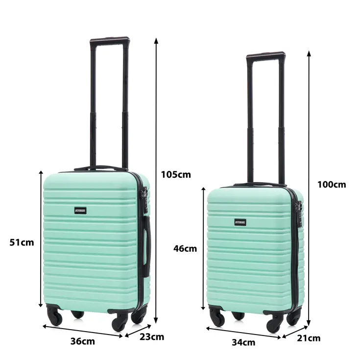 Kofferset 4 delige ABS 29 39 74 en 95L TSA-slot