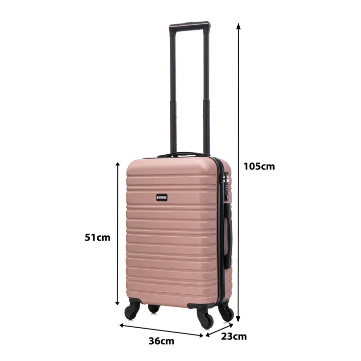 Reiskoffer S ABS 39L met TSA-slot en 360° wielen