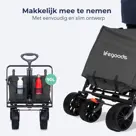 LifeGoods Bolderkar - Tot 120KG - 90L