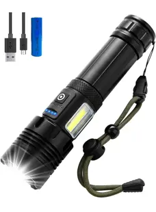 Exortus Oplaadbare LED Zaklamp voor Nood