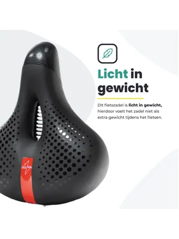 Voltano Gel Flow Fietszadel Met Uitsparing