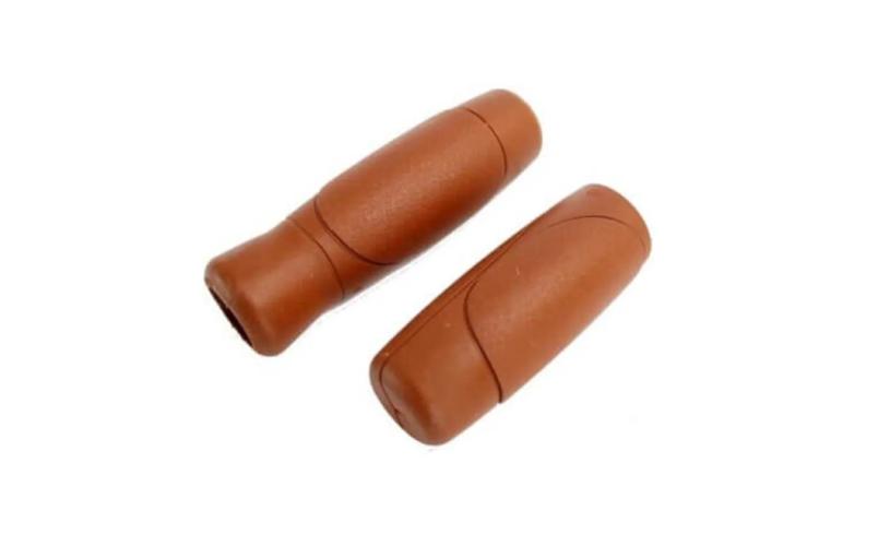Herrmans handvatten Cut 93 120mm bruin
