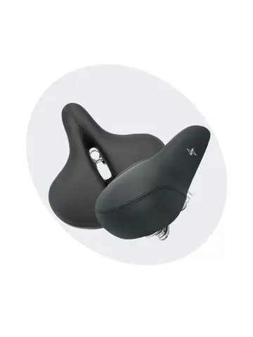 Voltano XXXL fietszadel Big City uitsparing