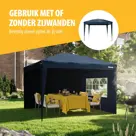 Partytent 3x3m - PT-7808 - Easy Up - Blauw