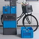 Square vouwkrat Heavy Duty 45L antraciet