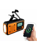 Noodradio FM/AM - 4400mAh - Solar Opwindbaar