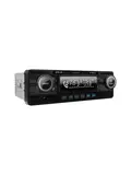 1-DIN Retro Autoradio Zwart Bluetooth USB-C