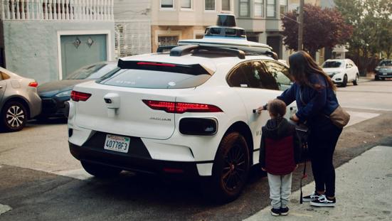 Waymo: zelfrijdende taxi in San Francisco.