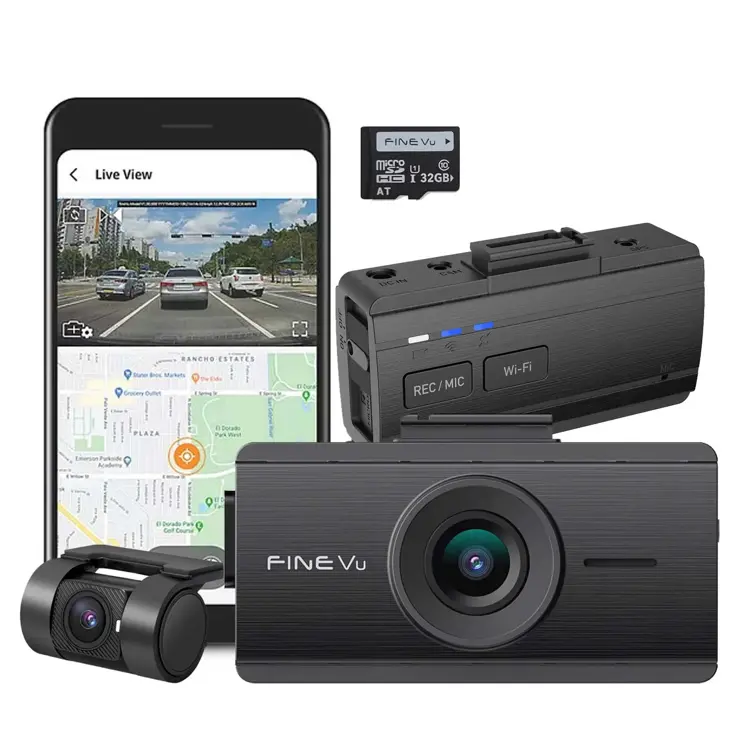 GX35 Cloud 2CH 2K Wifi GPS 32gb dashcam